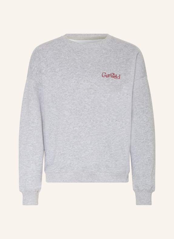 FrogBox Sweatshirt mit Schmucksteinen GRAU