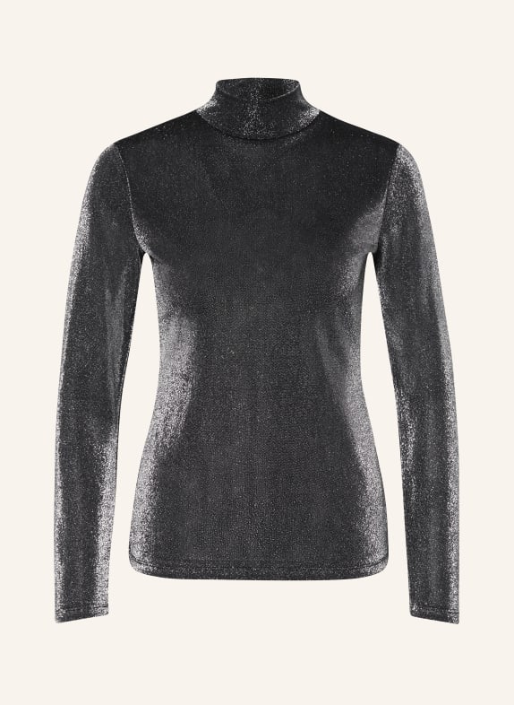 MARC AUREL Longsleeve mit Glitzergarn SILBER