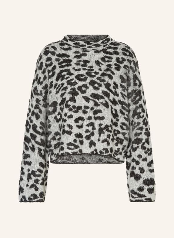 Princess GOES HOLLYWOOD Pullover mit Glitzergarn HELLGRAU/ SCHWARZ