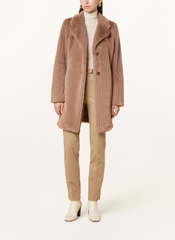 Princess GOES HOLLYWOOD Kunstpelz-Mantel BEIGE