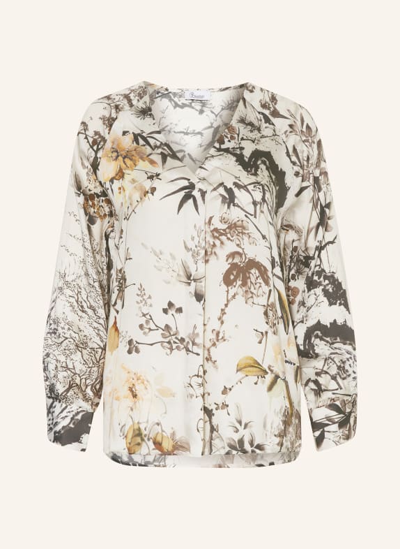 Princess GOES HOLLYWOOD Blusenshirt aus Satin HELLGRAU/ TAUPE/ HELLORANGE
