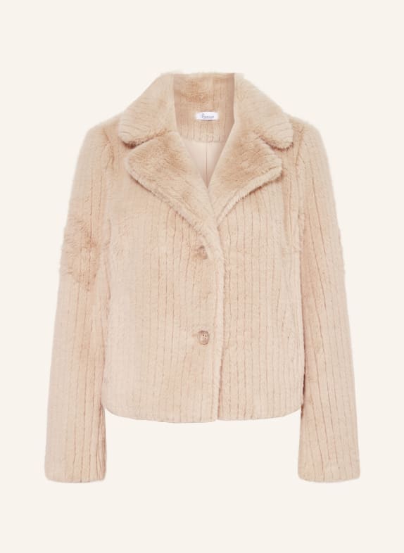 Princess GOES HOLLYWOOD Faux fur jacket BEIGE