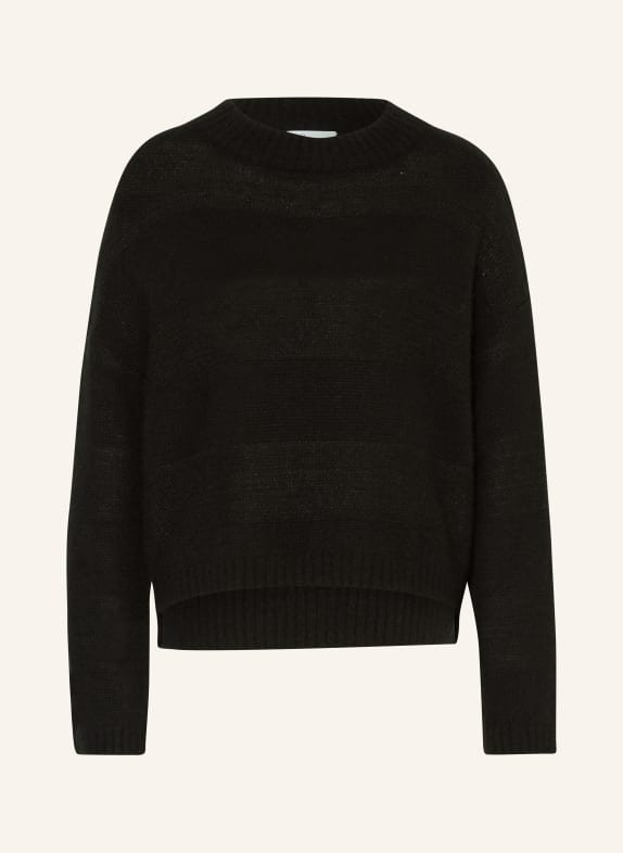 Princess GOES HOLLYWOOD Oversized-Pullover mit Cashmere und Glitzergarn SCHWARZ