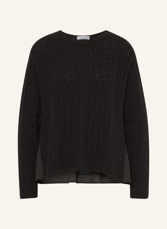 Princess GOES HOLLYWOOD Pullover im Materialmix SCHWARZ