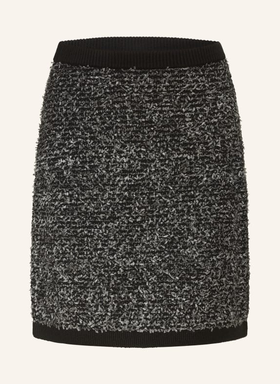 Princess GOES HOLLYWOOD Strickrock mit Glitzergarn SCHWARZ/ GRAU