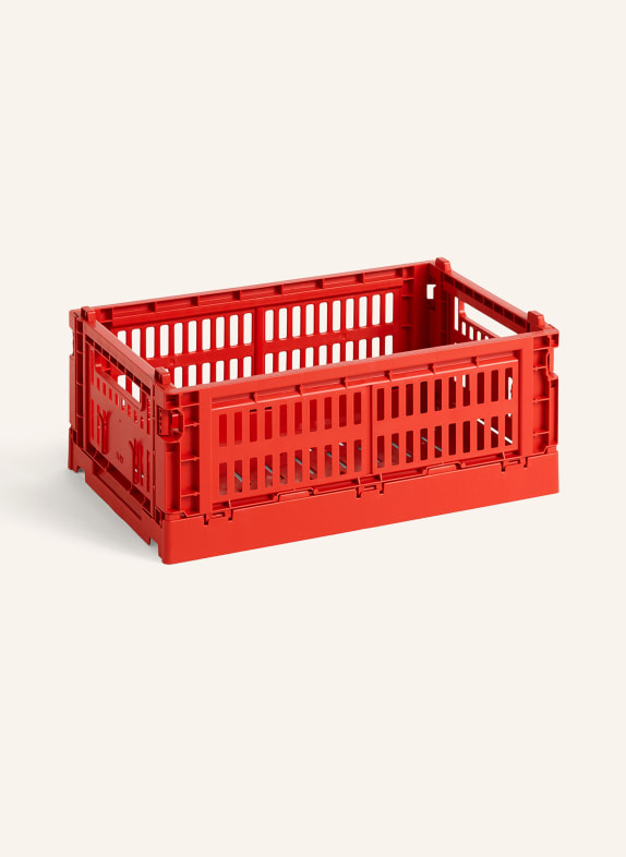 HAY Korb COLOUR CRATE SMALL ROT