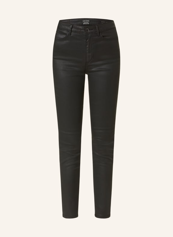 GUESS Coated Jeans 1981 SKINNY SCHWARZ