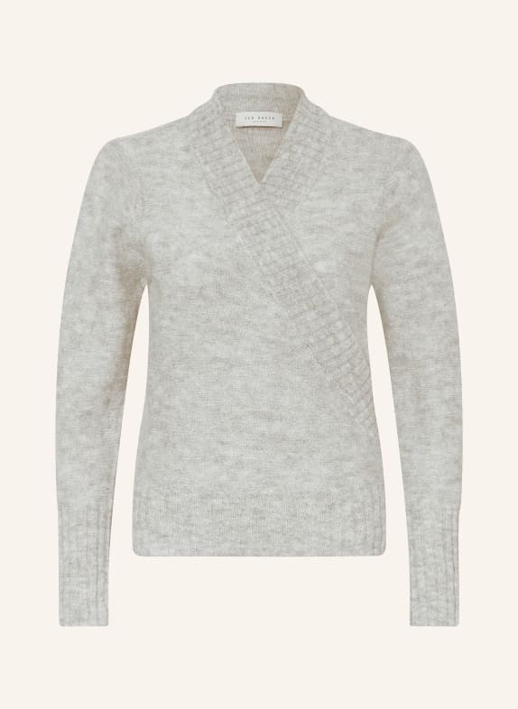 TED BAKER Cardigan ELLIIAN with mohair GRAY