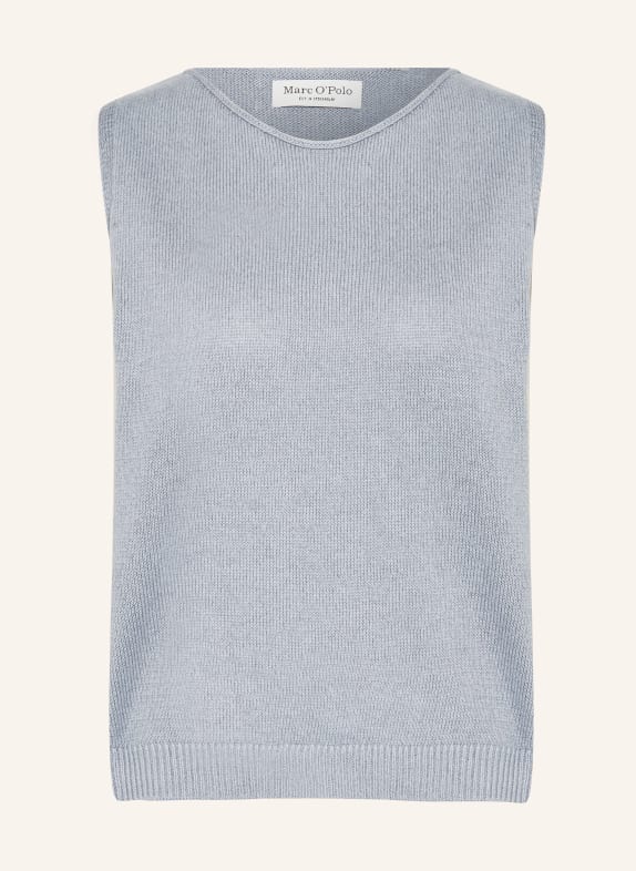 Marc O'Polo Knit top with linen GRAY