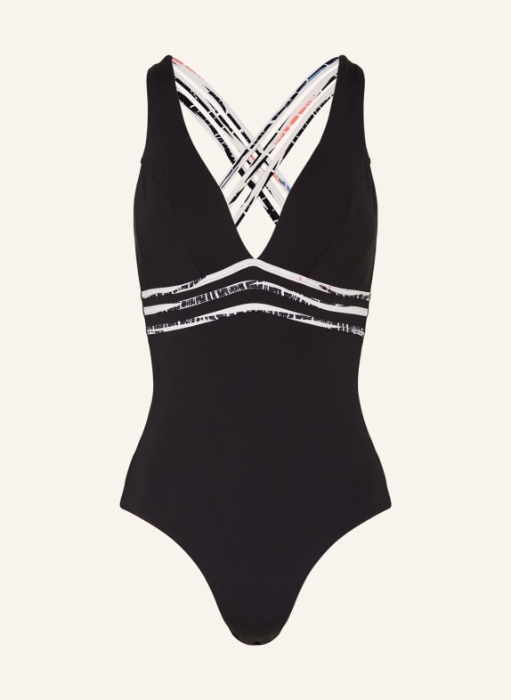 FEMILET Swimsuit MAUI BLACK/ WHITE
