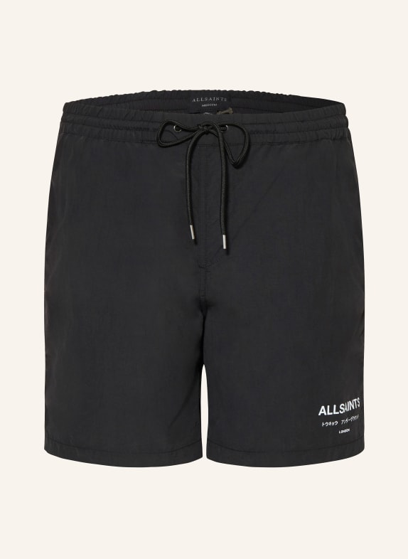 ALLSAINTS Swim shorts UNDERGROUND BLACK