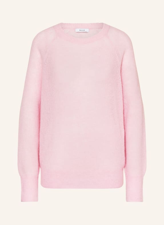REISS Oversized-Pullover MAE mit Mohair ROSA