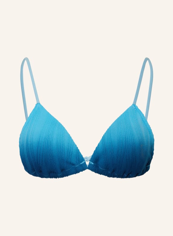CHANTELLE Triangle bikini top PULP LIGHT BLUE/ BLUE