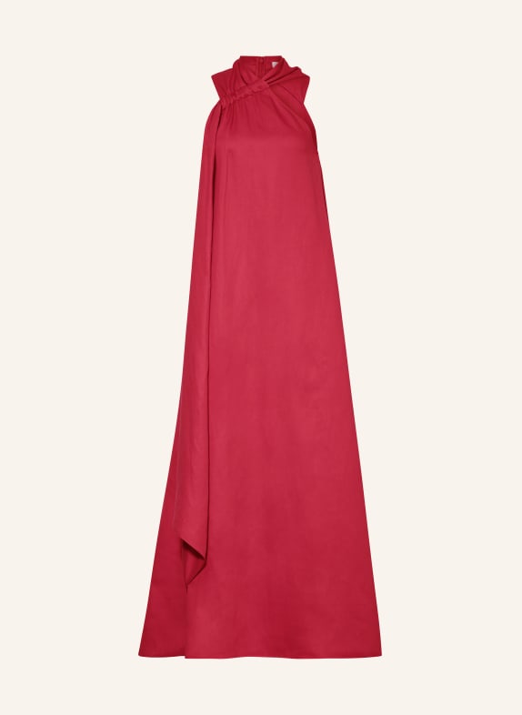 REISS Dress ODELL with linen RED