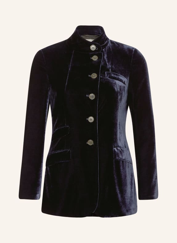 Kiltie Velvet blazer GIN DARK BLUE