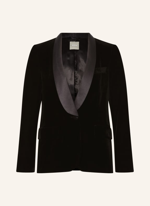 Kiltie Velvet blazer MIKADO BLACK