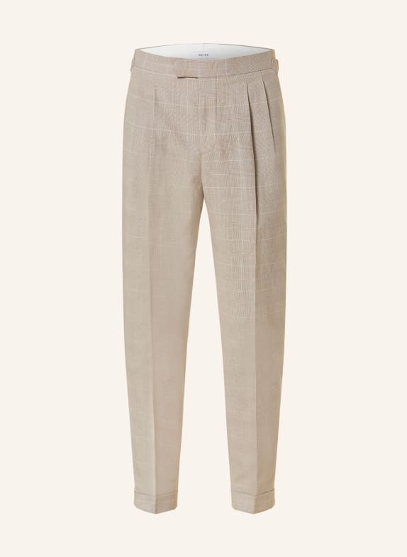 REISS Trousers COLLECT extra slim fit LIGHT BROWN/ BROWN