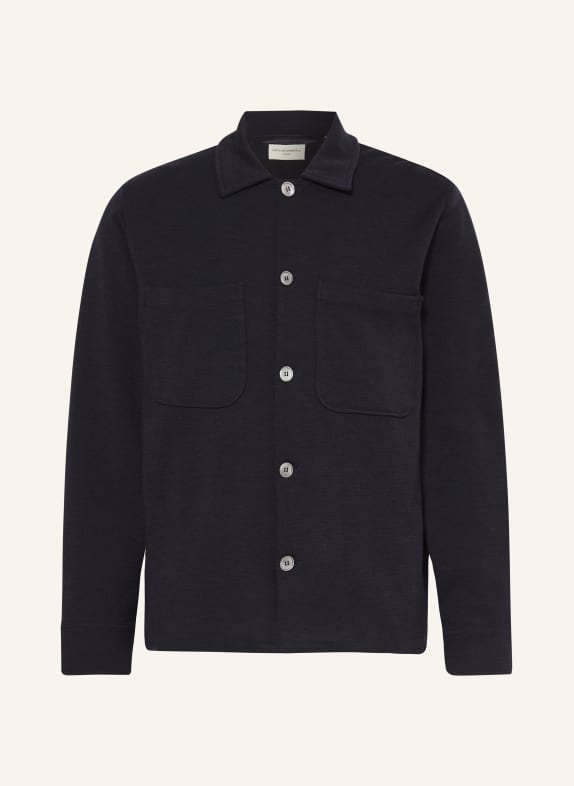 Officine Générale Jersey overshirt HARRISON DARK BLUE