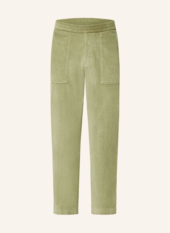 Officine Générale Corduroy trousers WYLSON regular fit OLIVE