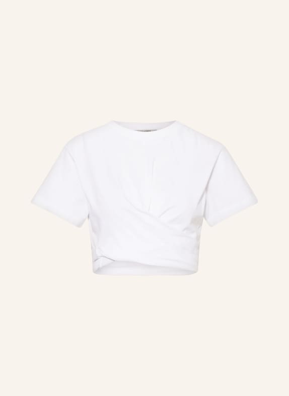 ALLSAINTS Cropped shirt MALLINSON WHITE