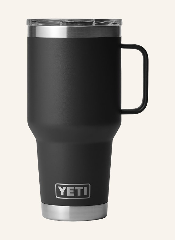 YETI Thermos mug RAMBLER® BLACK/ SILVER