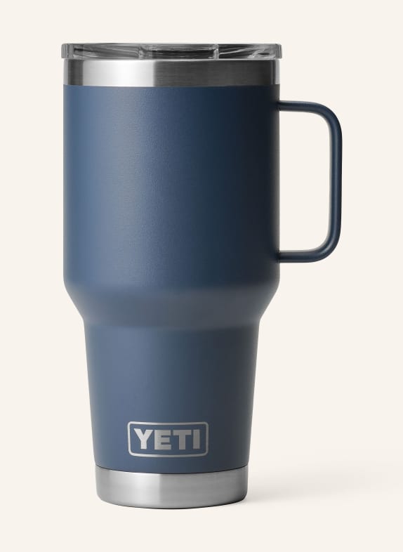 YETI Thermos mug RAMBLER® BLUE GRAY/ SILVER