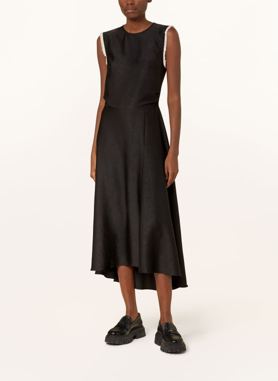 Steel Machines Crew Neck T-Shirt Sheath dress ATINA BLACK