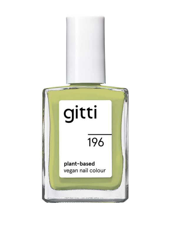 gitti PLANT-BASED VEGAN NAIL COLOUR NO .196 - GARDEN GREEN