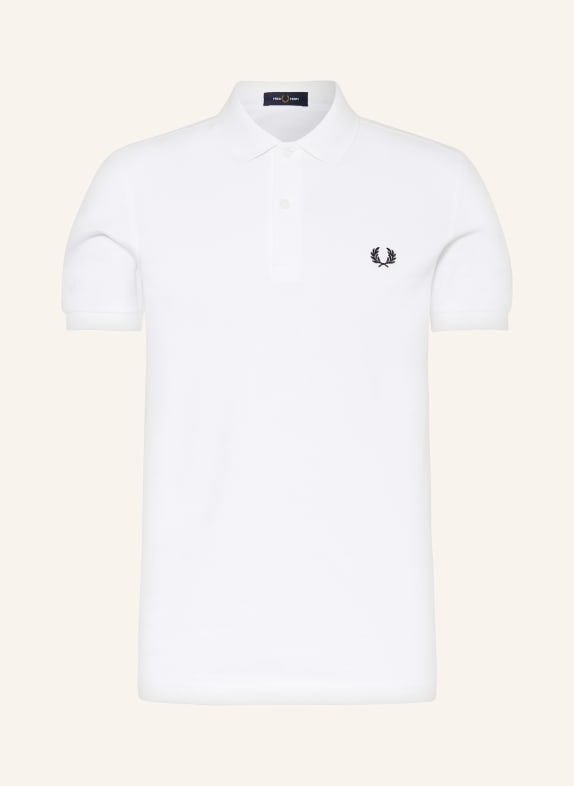 FRED PERRY Piqué-Poloshirt M6000 Slim Fit WEISS
