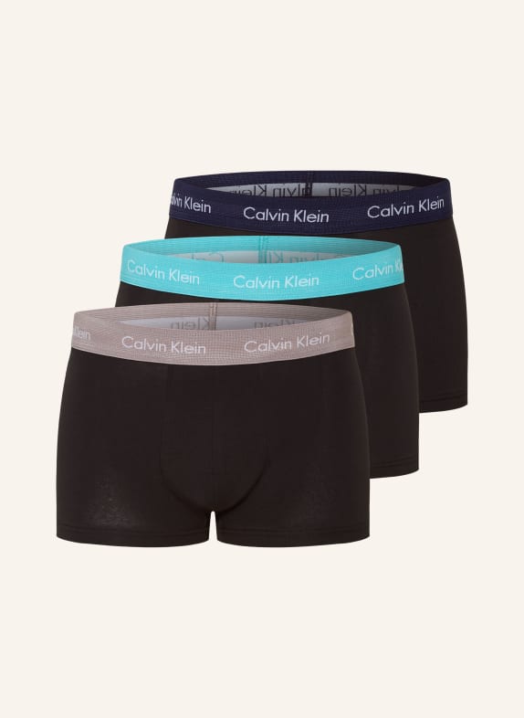 Calvin Klein 3-pack boxer shorts COTTON STRETCH BLACK