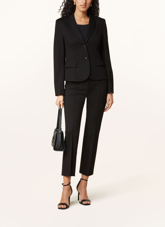 MARC CAIN Blezer z dżerseju CZARNY