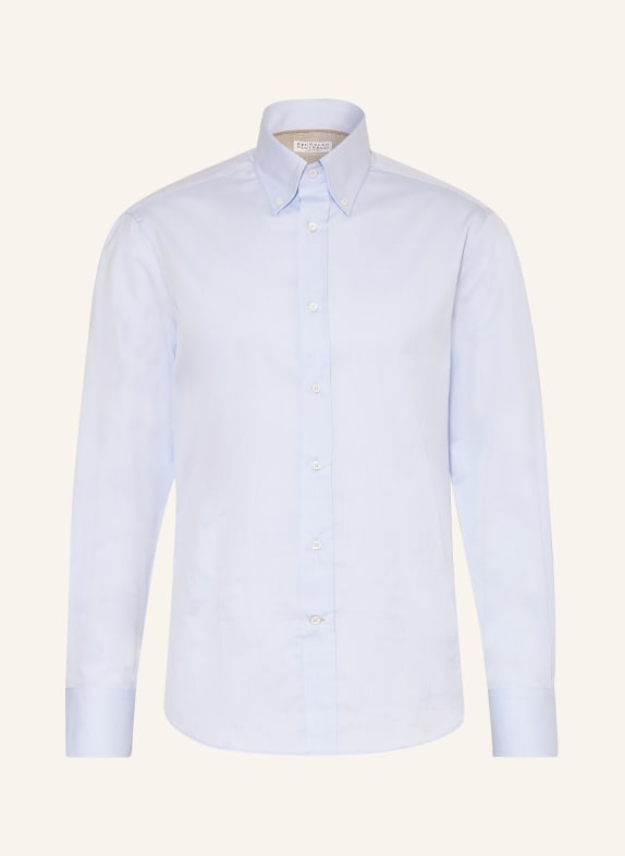 BRUNELLO CUCINELLI Shirt slim fit LIGHT BLUE