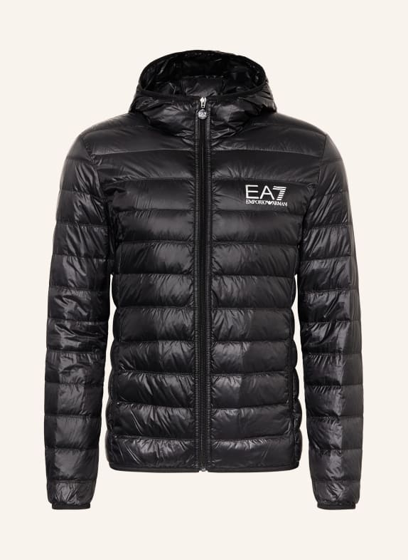 EA7 EMPORIO ARMANI Lightweight down jacket BLACK