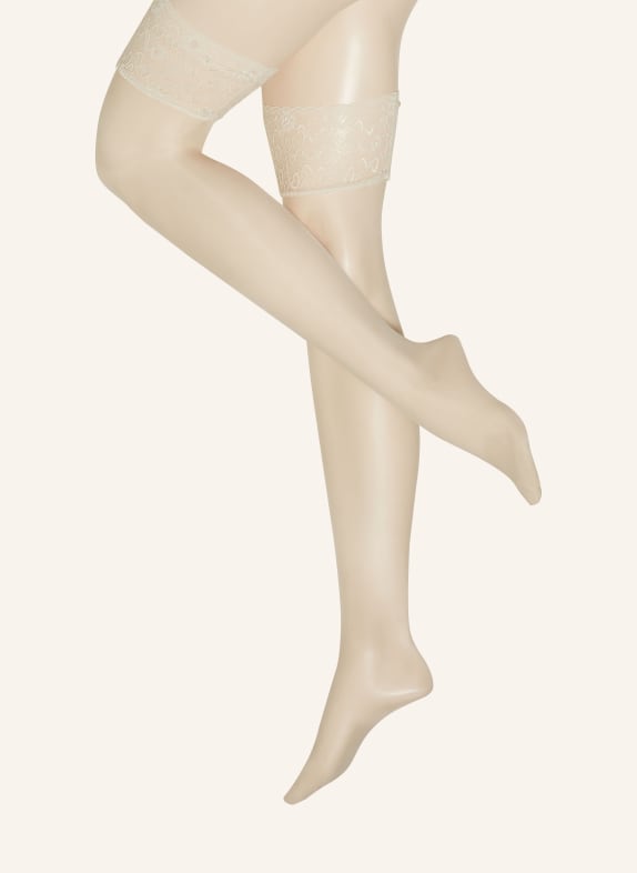 FALKE Stay-up stockings SEIDENGLATT 2579 CHAMPAGNE