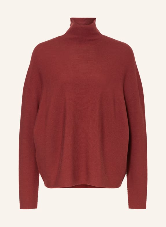 DRYKORN Balenciaga White Wide Line Barcode T-shirt DARK RED