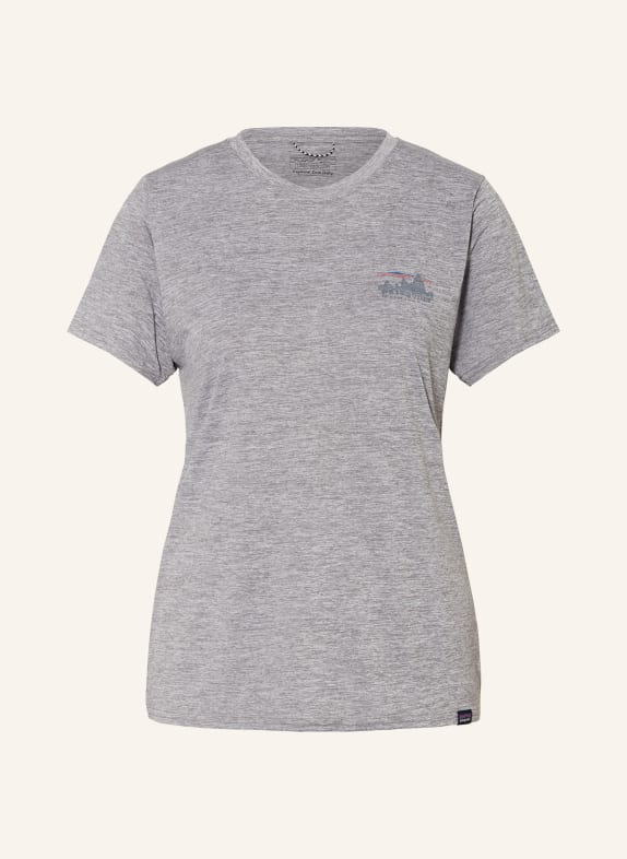 patagonia T-Shirt CAPILENE mit UV-Schutz 50+ GRAU