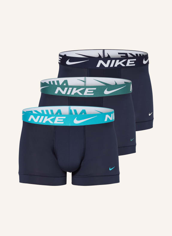 Nike Boxerky MICRO ESSENTIAL, 3 kusy v balení TMAVĚ MODRÁ