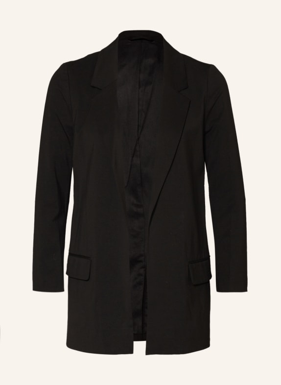ALLSAINTS Jersey blazer ALEIDA with 3/4 sleeves BLACK