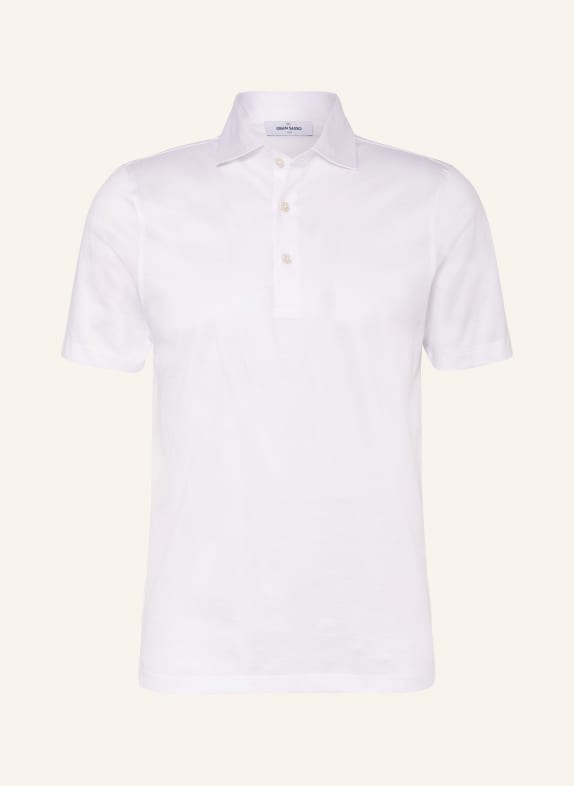 GRAN SASSO Jersey polo shirt WHITE