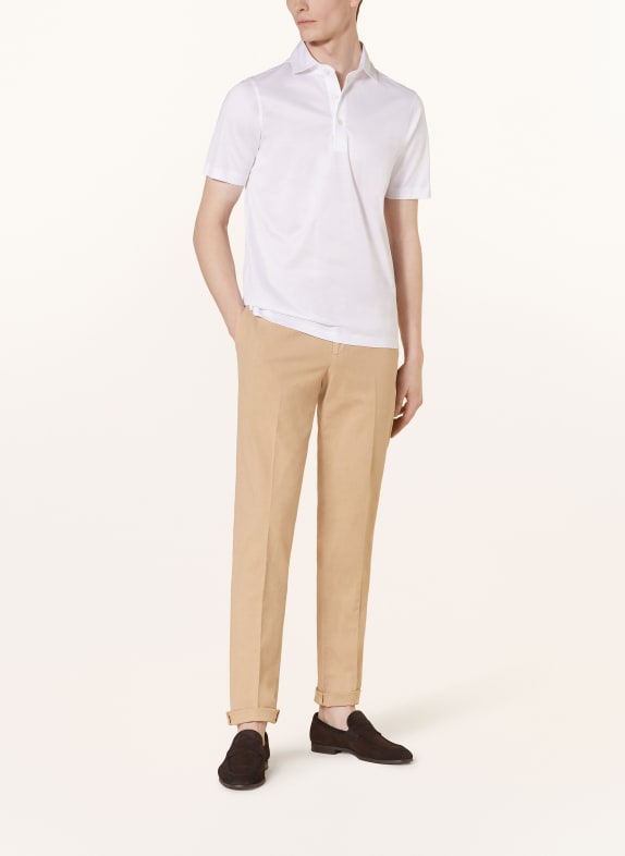 GRAN SASSO Jersey poloshirt WIT