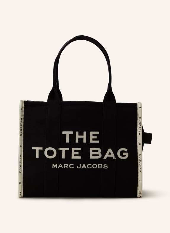 MARC JACOBS Shopper THE TOTE BAG L BLACK/ CREAM