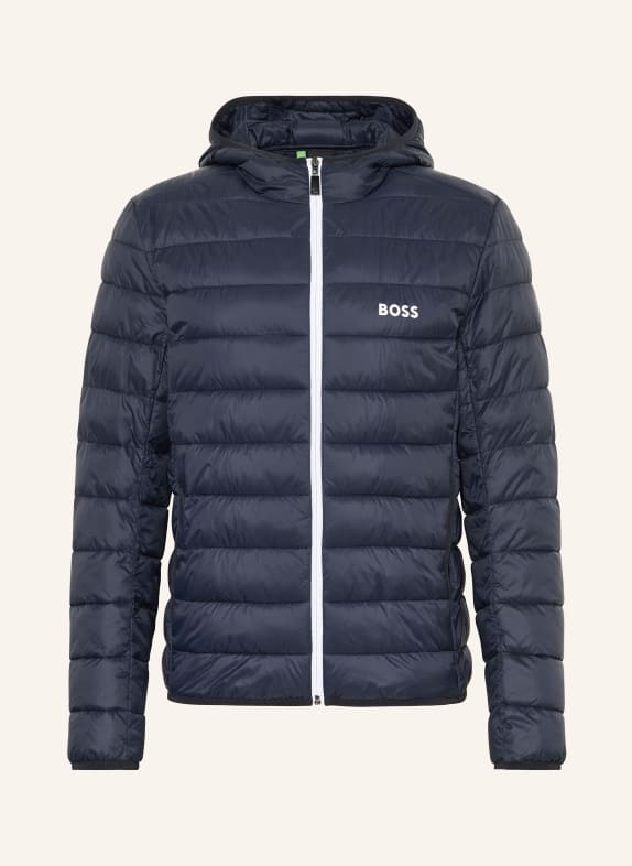 BOSS Quilted jacket THOR DARK BLUE