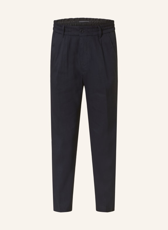 DRYKORN Chinos CHASY relaxed fit with linen DARK BLUE
