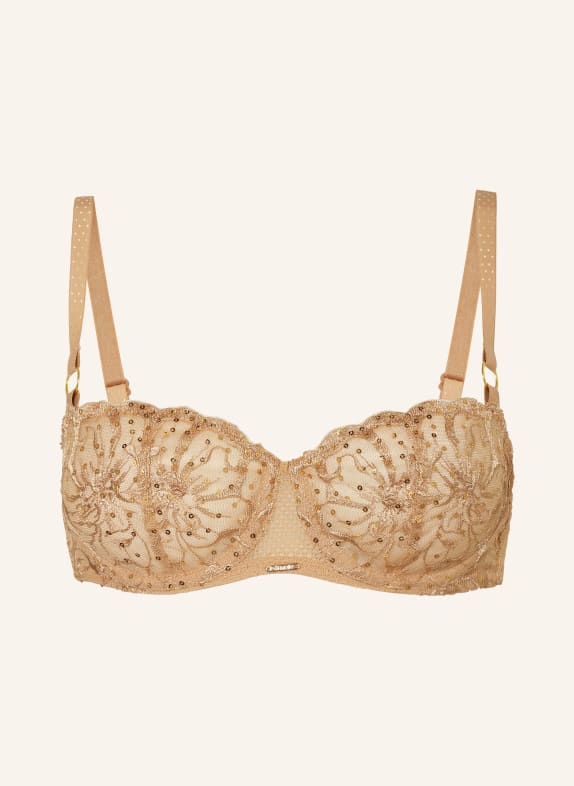 CHANTELLE Balconette-BH FLEURS SIGNATURE CAMEL