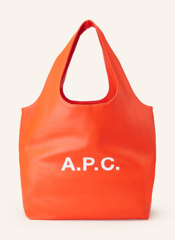A.P.C. Shopper NINON ORANGE/ WHITE