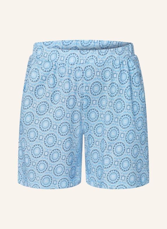 HANRO Pajama shorts SLEEP & LOUNGE BLUE/ WHITE/ DARK BLUE