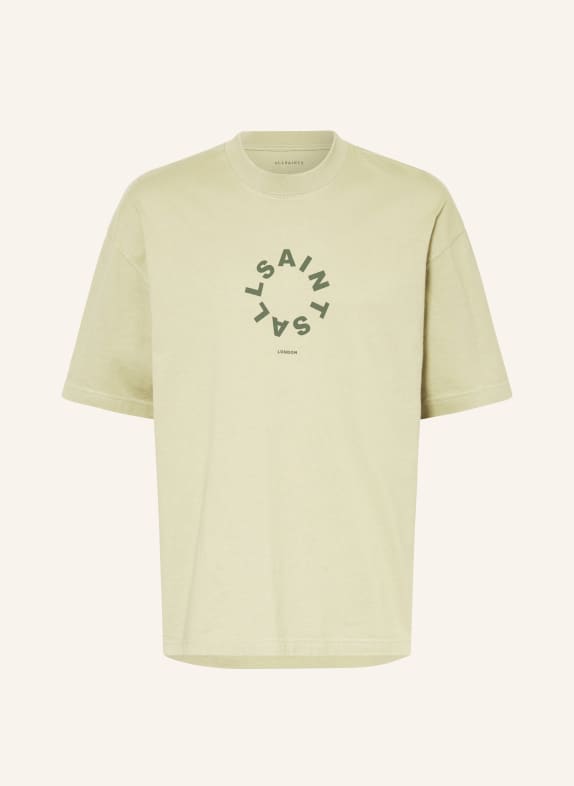 ALLSAINTS T-shirt TIERRA LIGHT GREEN/ GREEN
