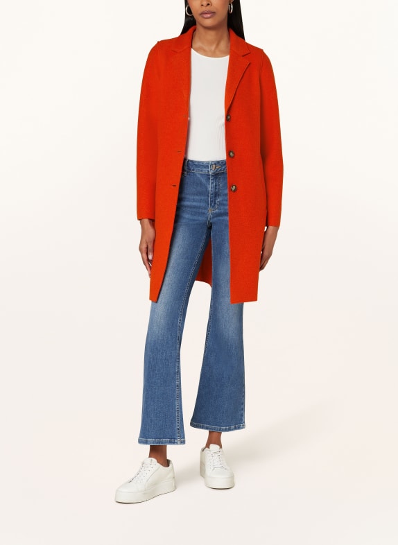 oui Wool coat RED
