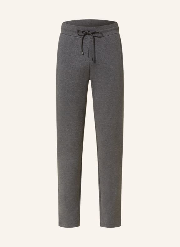HACKETT LONDON Jersey trousers in jogger style classic fit GRAY