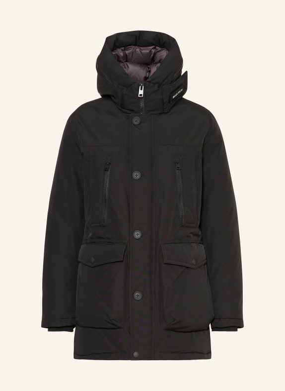 WOOLRICH Down parka RAMAR ARCTIC BLACK